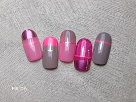 ボリュームアート ネオン ピンク