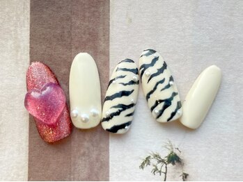 ターラ(Tara)/ゼブラ×ぷっくりハート