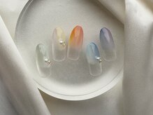 ネイル スパ ココプラス(Nail spa Cocoplus)/カラフルなグラデーションネイル