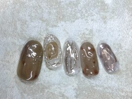 9月定額　ニュアンスネイル