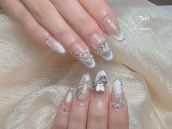 ティオン 川崎店(Tion)/オンブレフレンチ・冬ネイル