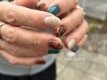 オッドジョブス ネイルアンドアイラッシュ 府中店(odd jobs Nail & Eyelash)/【パラジェル】秋デザイン