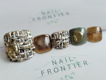 ネイルフロンティア 吉祥寺(NAIL FRONTIER)/F立体ツイードフット11980円
