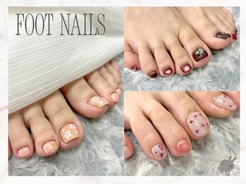 バニーラッシュ(Bunny Lash)/【定額フットネイル】