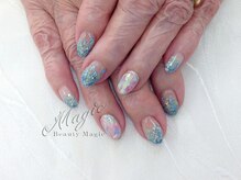 ネイルサロン ビューティーマジック 川口店/ラメ＆ホログラネイル