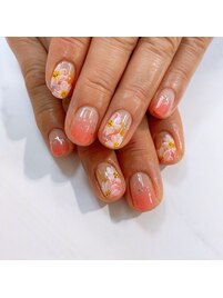 シンプルジェルネイル&本格ケア