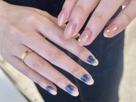 グラデーション×スタッズ