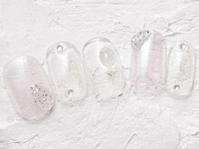ネイルメゾン 渋谷店(NAIL MAISON)/オーロララメぷっくり¥4800