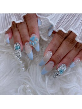 リンドネイル バイ モカ アンド ララ(Lind nail by moca and LaLa)/フレンチネイル