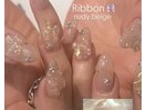 リボンネイル/ワンホンネイル