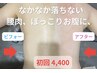60分後【おなかまわりのお肉がスッキリ！】美容カッピング×リンパマッサージ