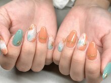 ライズ 都島駅前店(Raize)の雰囲気（マイクロフレンチ/爪の形成・ドライケア込/パラジェル変更440円）