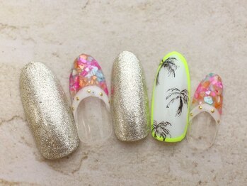 ネイルサロン ティディ(TIDY)/ヤシの木NAIL初回#リゾート