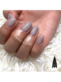 ラメがけワンカラー