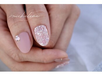 ミシュリーヌ(micheline.)/立体ツイードネイル