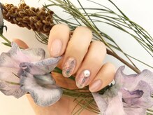 スタンダード アイネイル/オーロラジェルネイル￥8800