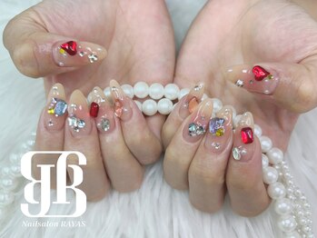 ネイルサロンレイアス(RAYAS)/カラフルストーンネイル