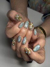 エクアネイルズ(Akuwa nails)/自爪ジェル120分アートやり放題