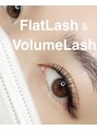 エーワイラッシュ 藤沢店(AYLASH) フラットラッシュに目尻にボリュームラッシュプラス