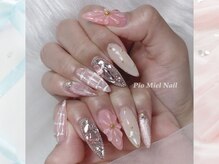 ピオミエルネイル 新宿(pio miel nail)/姫系ピンクネイル