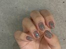 ワンポイントドットネイル