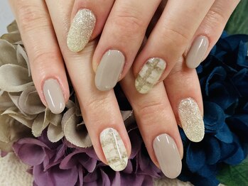 ダブルネイル(Double Nail)/［伊田］ブランケットネイル☆