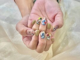 和柄ネイル