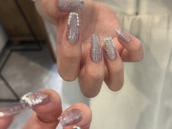 ガレージネイル(GARAGE Nail)/キラキラマグネット×ストーン