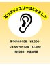 耳つぼジュエリー　◎　両耳　10粒　¥3,000