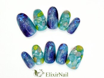 エリクサーネイル 池袋(Elixir Nail)/定額cやり放題/クーポン使用