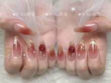 エムプラスネイル 新宿(M+Nail)/長さ出し★チークマグネット