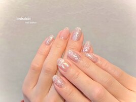 韓国うる艶ラメネイル