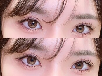 ミニョン バイ ベル 江坂店(Mignon by Belle)の写真/【圧倒的な高持続力×ハイセンスな施術】自まつ毛への負担は軽減しながら、しっかりボリューミーな目元へ★