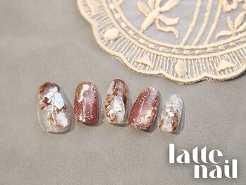ラテネイル 富山(latte.nail)の写真/【富山】大人キレイな上品デザインが人気☆ワンカラー￥5300/定額￥6700～長さだし/フィルインもOK◎