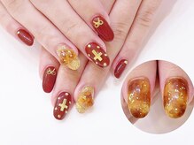 ネイルコレクション ピンク(Nail Collection Pink)/ジェル定額￥9990★鼈甲：ハート