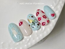 ネイルアトリエ フロラシオン/贅沢アートの褒められネイル128