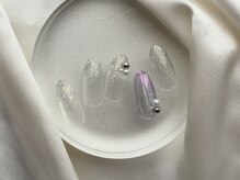 ネイル スパ ココプラス(Nail spa Cocoplus)/フラッシュグラデ×バカラネイル
