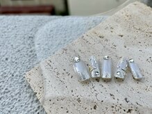 テテネイル(tete.nail)/スノークリスタル×耀くストーン