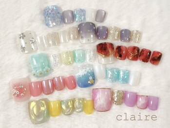 クレール(claire)の写真/スパルーチェを使用した角質ケア(マッサージ付)¥2000☆乾燥したかかともツルスベに♪自信のつく足元に◎