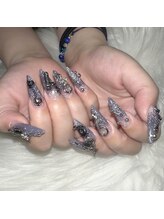 ムーン(MOON)/パープルフラッシュネイル