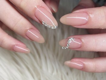 ガラスネイル/ストーンアート