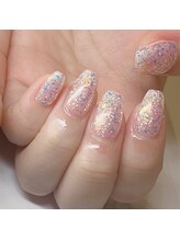 キューセブン ネイルラウンジ イオンモール高崎店(Q7 Nail Lounge)/ワンカラーラメグラ