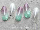バイカラ―ネイル ¥7980