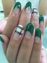 リア ネイル(Li'a Nail)/◇チェックネイル