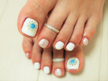 ネイルサロン ルート 二子玉川(nailsalon route)/フットジェル初回平日¥6500