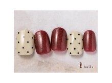 アイネイルズ 横浜EAST店(I-nails)/シンプルドットネイル