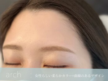リノアス 上野店(LinoaS)/眉カラー+ 柔らかアーチデザイン