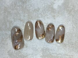 9月定額　秋ニュアンスネイル