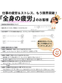 ナラワ(NARAWA)/お客様の声【仕事のストレス】