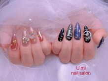 ユミ(U mi)/チップ長さ出し>アートやり放題